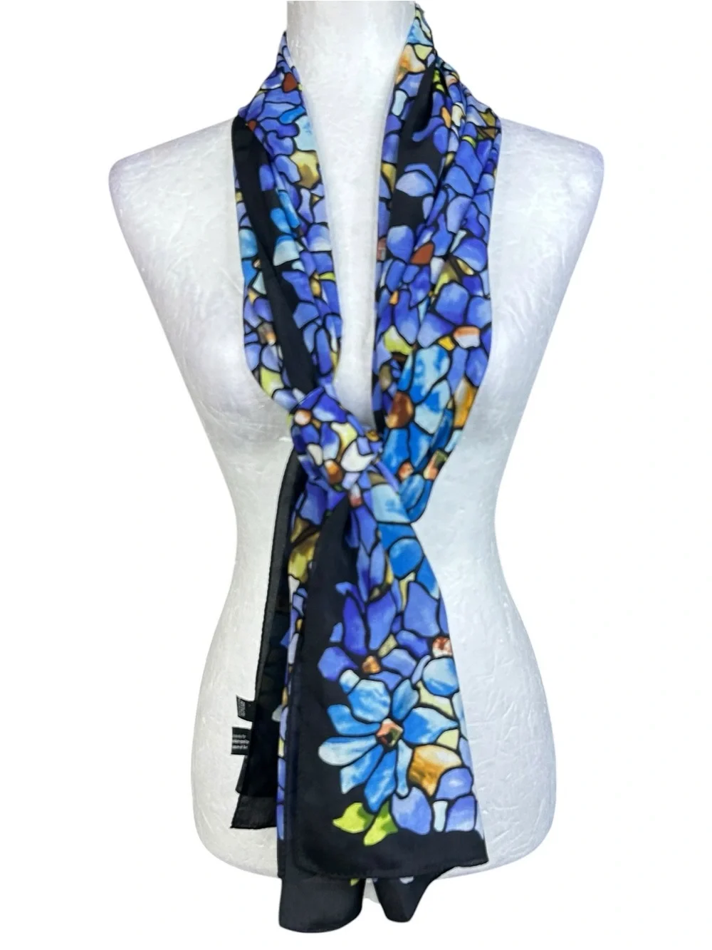 Metropolitan Museum of Art Louis C. Tiffany Irises Stained Glass Silk Scarf